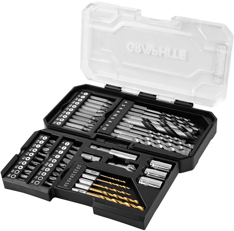 Set stërvitjesh dhe bitash Graphite 56H613, 50 pjesë