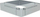Formë katrore e rregullueshme për torta Orion, 30 cm, çelik inox, argjendtë