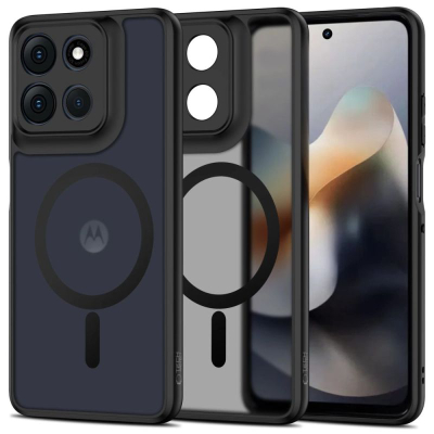 Futrollë telefoni Tech-Protect MagMat MagSafe për Motorola Moto G56 5G, TPU, matte, e zezë
