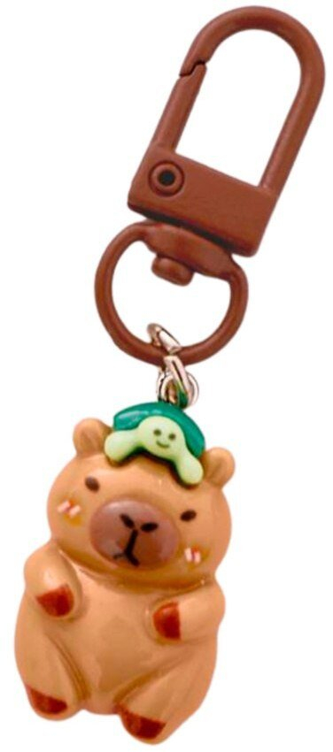Set varëse çelësash mini Capybara, 4 copë, plastikë, shumëngjyrëshe