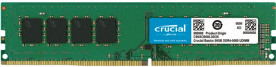 Меморија РАМ Crucial Basics CB8GU3200, 8GB DDR4, 3200MHz, за десктоп