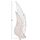 Dekor muri Wings 39x1,5x92Hcm (HM4223), bardhë/ zezë