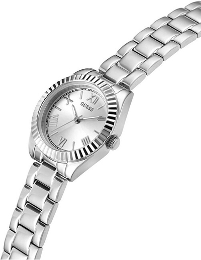Orë për femra GUESS Mini Luna GW0687L1, e argjendtë