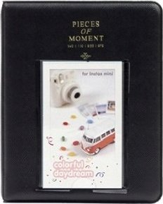 Album fotografik LoveInstant, 64 foto, për Fujifilm Instax Mini 7 8 9 11, i zi