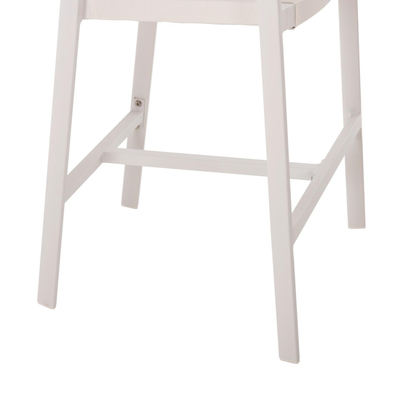 Stol bari alumini me krahë 57x57x99,5Hcm (HM5892.32), bardhë