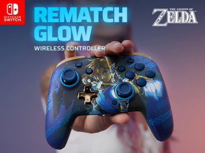 Kontroller PDP Rematch, wireless, shumëngjyrësh