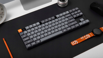 Механичка безжична тастатура Keychron K1 Max K1M H1, низок профил, LED, црна