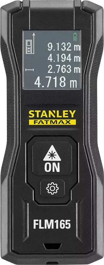 Matës me lazer Stanley FatMax FMHT77165-0, rreze 50 m, i saktë ±1.5 mm, i zi