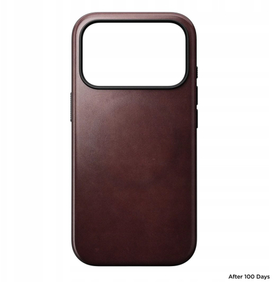 Mbrojtëse telefoni Nomad Modern Leather Case, për iPhone 17 Pro, lëkurë Horween, kafe