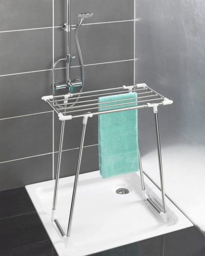 Tharëse rrobash teleskopike Maximex Vario, çelik inox, e palosshme
