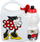 Kuti dreke dhe shishe uji Mickey Mouse dhe Minnie Mouse, 400 ml, e bardhë