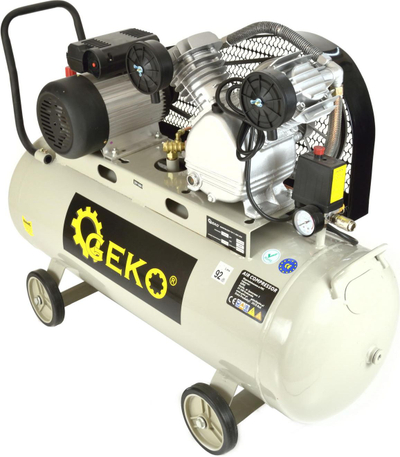 Kompresor ajri me vaj GEKO Typ V, 100L, 2.2kW, gri