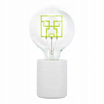 Lampë dekorative LED Creeper Neon, stil gaming, e gjelbër