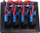 Panel çelësash TurboWorks Switch ON OFF x4, 2x5A 1x10A 1x15A, me LED, i zi