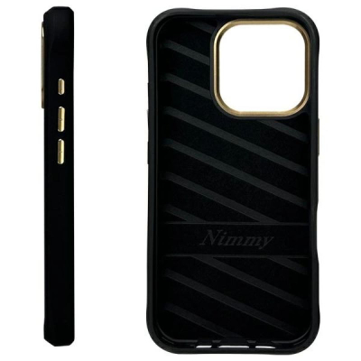Mbulesë telefoni Nimmy Cool&amp;Cute 2.0 Monkey për iPhone 16 Pro 6.3", TPU PC, e zezë