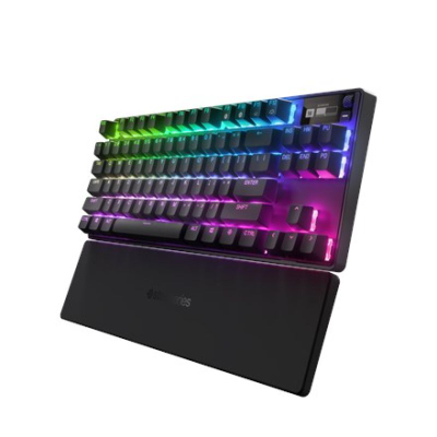 Tastierë SteelSeries Apex Pro TKL Wireless 2023, mekanike, RGB, e zezë