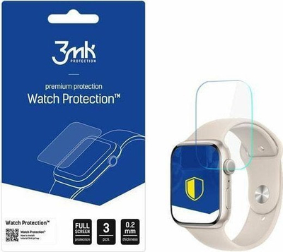 Folie mbrojtëse 3MK ARC për Apple Watch Series 8 45mm, transparente