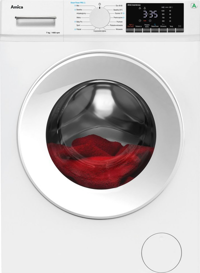 Lavatriçe Amica WA5S714ALiSH, 7kg, 1400rpm, e bardhë