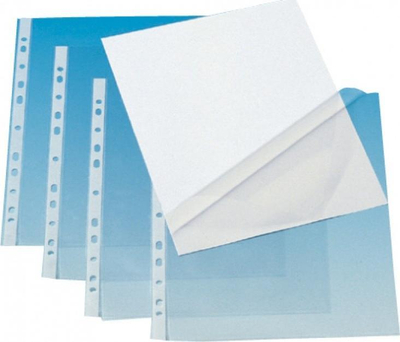 Mbështjellëse dokumentesh Q-Connect, A4, 100 copë, transparente