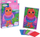 Set kreativ me ngjitëse Askato Sticker by Numbers Owl, 10x15cm, 2 dizajne, shumëngjyrësh