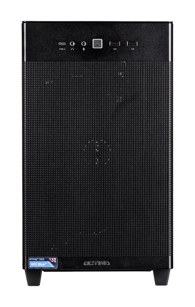 Гејминг компјутер Actina AMD Ryzen 5 9600X, 32GB RAM DDR5, 1TB SSD, RTX 5060 Ti, црн мини куќиште