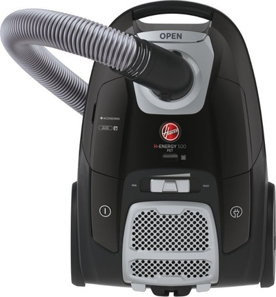 Fshesë me qese Hoover H-Energy 500 HE520PET 011, 700W, HEPA 12, e zezë