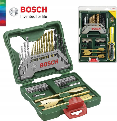 Сет за дупчење и завртување Bosch X-Line Titanium, 41 дел