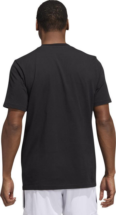 Bluzë sportive Adidas Got You Shook Tee M HK6727, pambuk, për burra, e zezë