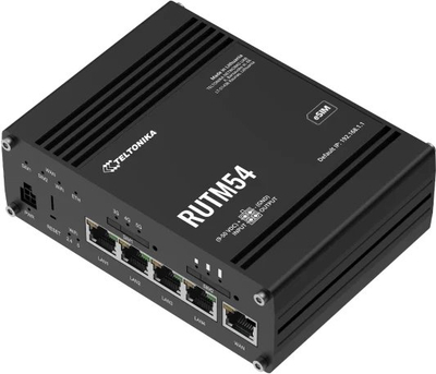 Ruter Teltonika Networks RUTM54 EU, 5G LTE, industrial, gri