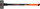 Çekiç i rëndë Truper MD-12F, 12 lb 5.4 kg, dorezë fiberglass 36", portokalli e zi