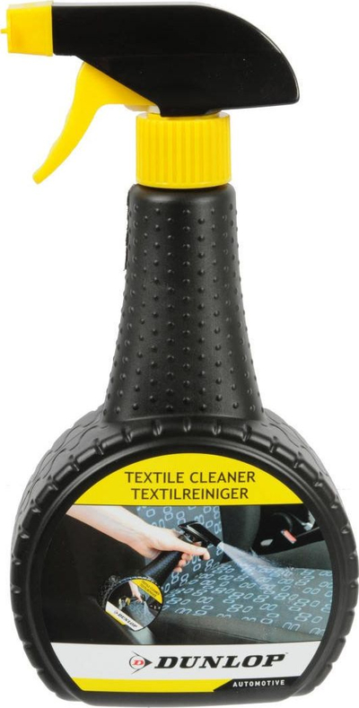 Spraj pastrimi për tekstil Dunlop Textile Cleaner, 500 ml, për tapiceri makine, i zi