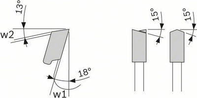 Teh sharre Bosch Expert for Construct Wood 165mm, 24 dhëmbë, gri