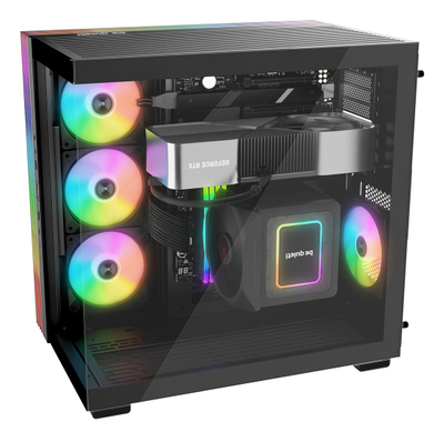 Kutia PC be quiet Light Base 600 DX ARGB, ATX, xham i temperuar, e zezë