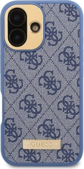 Mbrojtëse telefoni Guess GUHMP16SU4GPRB, iPhone 16 6.1", MagSafe, blu