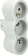 Shpërndarës prizash Legrand 3x2P+E, 3680W, 230V, bardhë gri