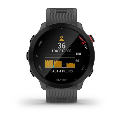 Orë sportive Garmin Forerunner 55, GPS, matje rrahjesh zemre, gri