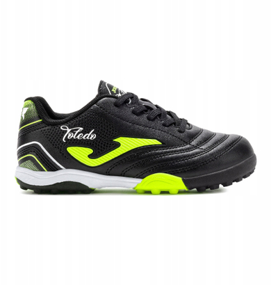 Këpucë futbolli Joma Toledo 2501 TF Jr, për fëmijë, për bar sintetik, të zeza