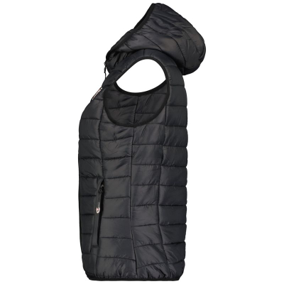 Jeletkë vajzash Geographical Norway Vatika Hood EO 233 Jr, me kapuç, e zezë