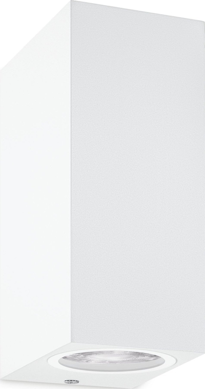 Aplik murale LED WiZ Up&amp;Down, Wi‑Fi Bluetooth, 2xGU10 2x5W RGB, i bardhë