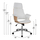 Karrige zyre SUPERIOR PRO, Sonama/white, 67×66×120 cm (HM1110.02), bardhë