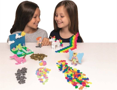 Lodër konstruktore Plus Plus Learn to Build Mega Set Basic, 1200 pjesë, ngjyra të përziera
