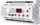 Rregullator temperature Novatek TR-100, 24-260V, montim në shinë DIN, i bardhë