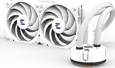 Ftohës ujor CPU Zalman Reserator5 Z24 ARGB, 240mm, 2x 12cm, i bardhë