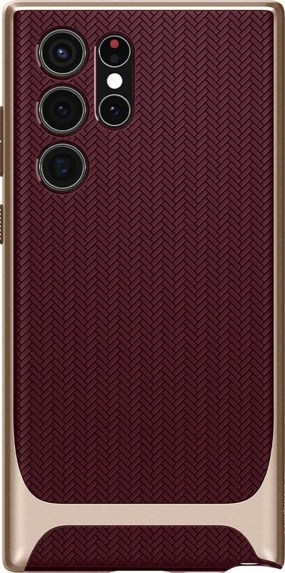 Futrollë telefoni Spigen për Samsung Galaxy S22 Ultra, plastike, mbrojtëse, e kuqe