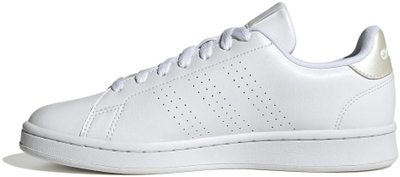 Atlete për femra Adidas Courtpoint, siluetë e ulët, taban gome, të bardha