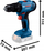 Trapano-vidhosëse Bosch GSB 183-LI, 18V, 2x 2.0Ah, blu