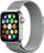 Rrip metalik Mercury për Apple Watch 4 5 6 7 SE, 42 44 45mm, argjend