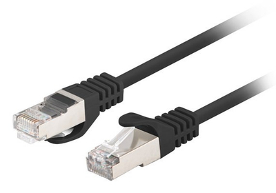 Kabllo rrjeti Lanberg Patchcord CAT6 UTP, 3m, paketim 10 copë, e zezë