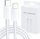 Kabllo USB C BOUNN, USB C në Lightning, PD 27W, 3m, e bardhë
