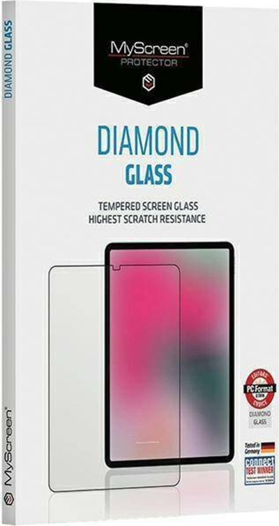 Mbrojtës ekrani MyScreen Ms Diamond Glass për Samsung Galaxy Tab S8 S9 S9 FE A9 Plus, xham i fortë (i temperuar), transparent
